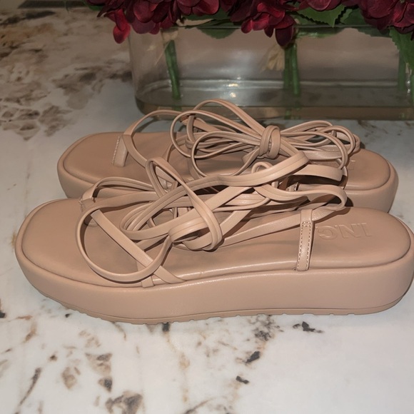 NEW I.N.C. International Concepts Women’s Rexile Lace Up Flat Sandal size 9M - Picture 5 of 6